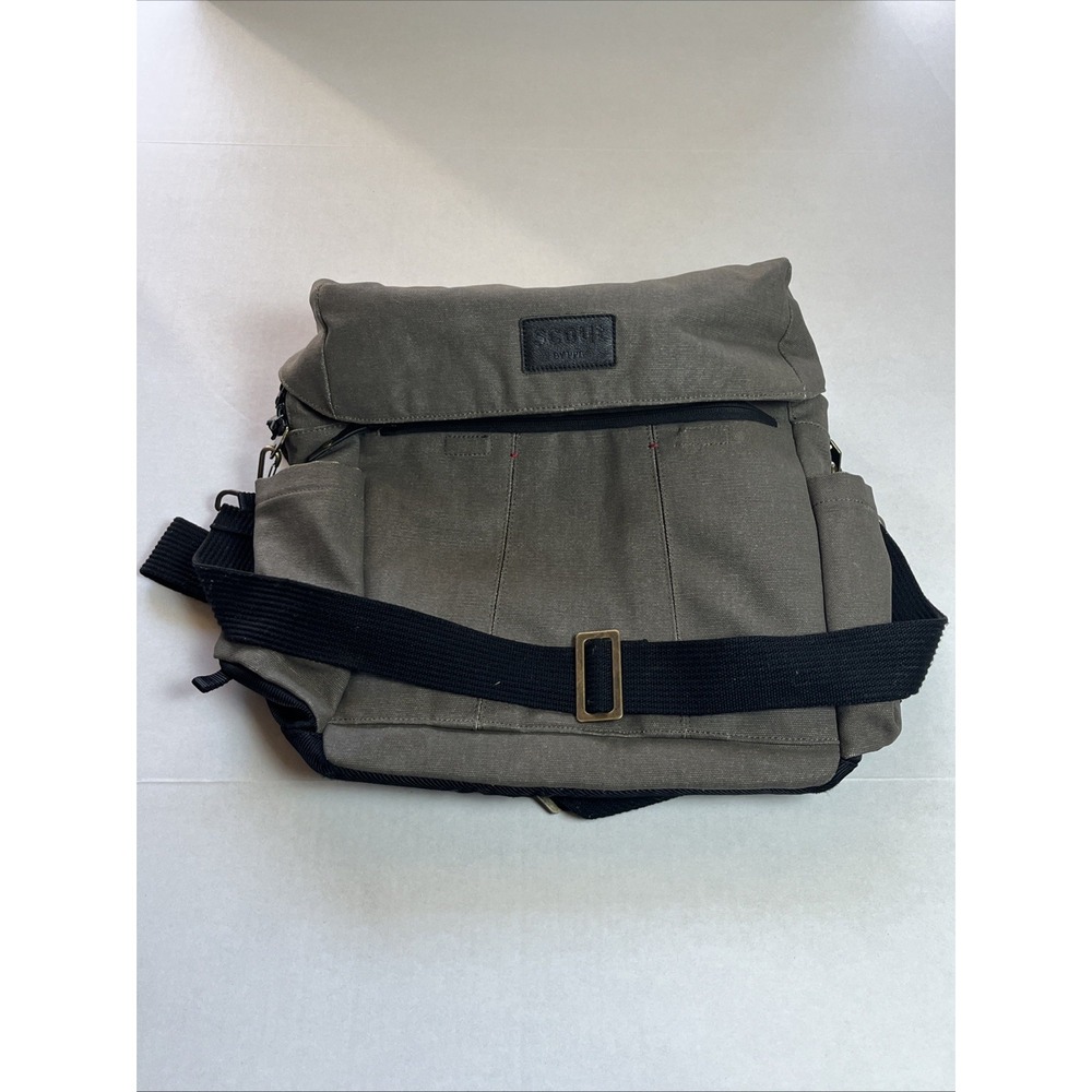 Scout‎ by Petunia Pickle Bottom Diaper Bag OS Olive Green Convertible Canvas